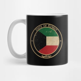 Vintage State of Kuwait Asia Asian Flag Mug